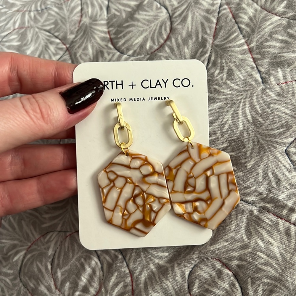 Resin earrings